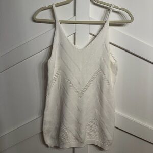 Elegant White Sleeveless Top